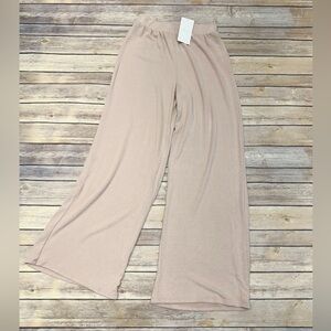 Kali Fashions Womens Knit Cozy Pajama Lounge Pants Light Pink Size S